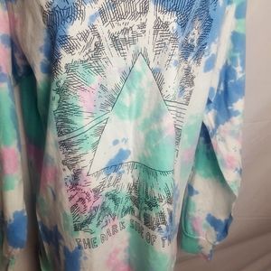 Pink Floyd shirt womens Tye Dye M The Dark Side Of The Moon long sleeve NEW M F1